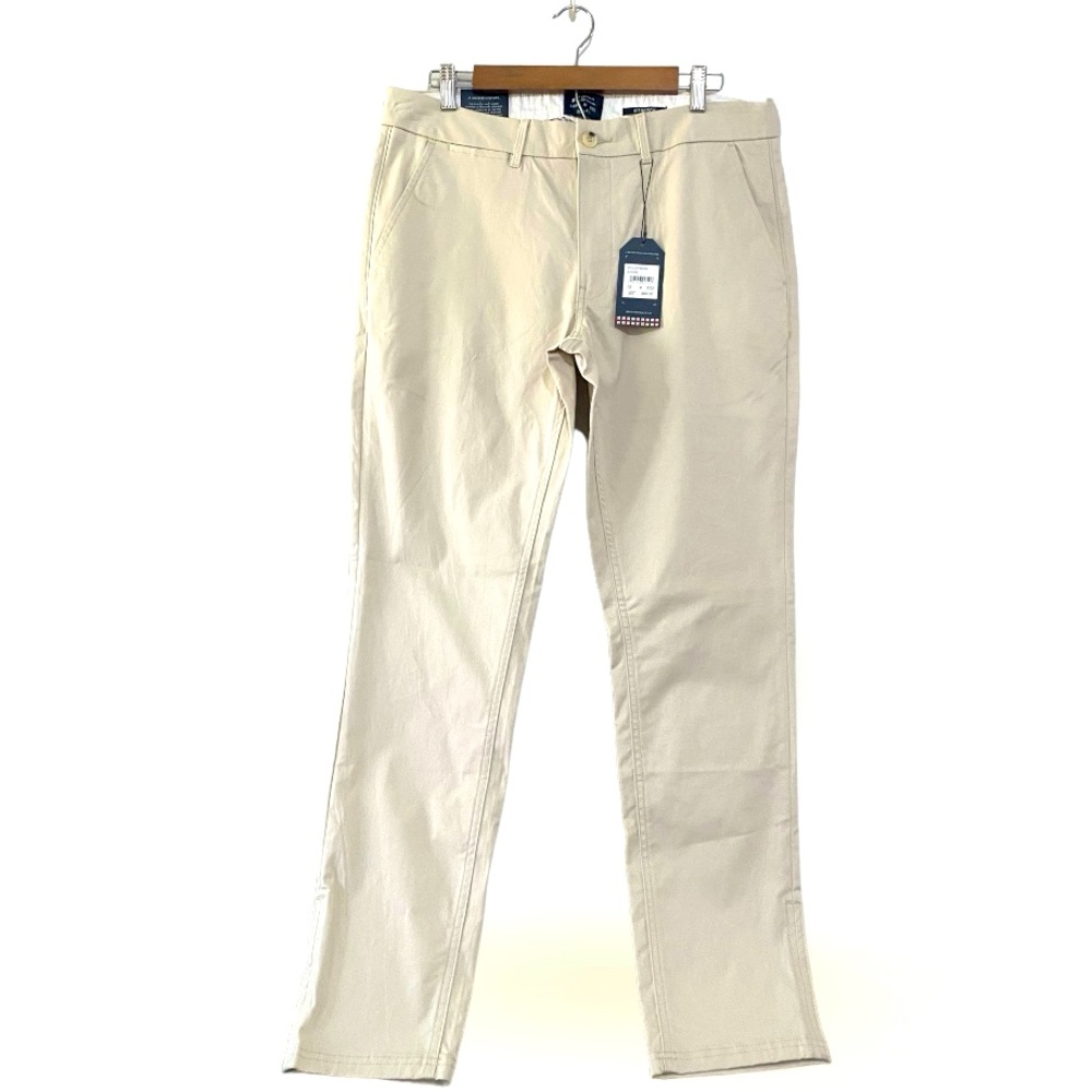 Ben Sherman size 33Wx32L size 36Wx32L Stone Khaki Slim Fit Business Casual Pants